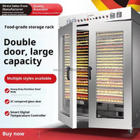 Déshydrateur industriel de haute qualité 220V à 16 plateaux pour oignons, légumes, fruits, poissons, crevettes, fruits de mer et viandes