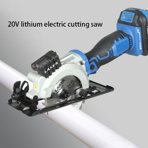 เลื่อยวงเดือนขนาดเล็กแบบพกพา 20V ลิเธียมอเนกประสงค์ สำหรับงานไม้ในครัวเรือน เครื่องมือช่างไม้แบบมือถือ สำหรับงาน DIY แบตเตอรี่ N277 20V ลิเธียม - Product Image 4