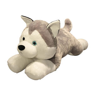 CHIQUE Superzacht Schattig Husky Pluche Speelgoedhond Grote Maat PP Katoen Verjaardag Stressverlichting Puppy Hond Slaapkussen Bed - Product Image 6