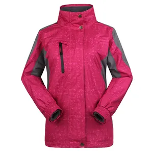 Jaket Musim Dingin Cangkang Lembut dengan Liner, Pakaian Tiga Dalam Satu Tahan Angin dan Tahan Hujan untuk Pria Parka