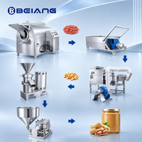 Ligne de production multifonctionnelle pour beurre de cacahuète, tahini, pâte de sésame, amandes, noix de cajou – Équipement de broyage et moulin colloïdal