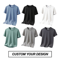 100% Baumwolle Übergrößen Herren T-Shirts mit Logo Individuell Bedruckte Schlichte T-Shirts Benutzerdefinierter T-Shirt-Druck Blanko T-Shirt