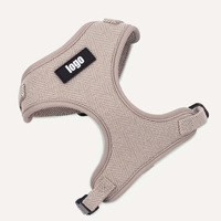Meilleur Harnais de Mode pour Chien Anti-Traction en Tweed, Ensemble Gilet Personnalisé avec Logo, Harnais Rembourré Réglable et Durable pour Chiens de Petite/Moyenne Taille