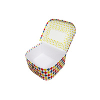 Valise en carton rigide avec logo imprimé en gros Offre Spéciale de fournisseur doré style boîte à souvenirs cadeau pour bébé