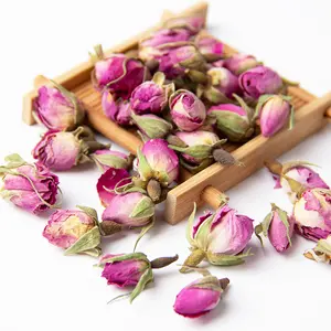 Hotselling 100% Natural Dried Pink Rose Buds Rose Tea Pure Dried Rose Flowers Herbal Tea for Skin Beauty