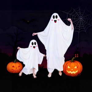 Costume da Fantasma Echo per Halloween, Mantello in Poliestere per <span class=keywords><strong>Uomo</strong></span>, Outfit per Cosplay e Feste in Maschera, Mantella Bianca - Product Image 3