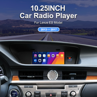 EWA 10.25-inci 4+64G Autoradio Carplay Android Layar Sentuh Stereo Mobil Radio Video untuk Lexus ES Seri Versi Rendah 2013-2017