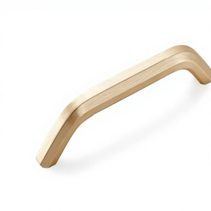 Modern Gold Furniture Handles &amp; <strong>Knobs</strong> for Kitchen <strong>Bedroom</strong> Bathroom Drawers Cabinets <strong>Doors</strong>-Aluminum - Product Image 1