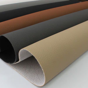 Tela de Tapicería de Cuero Sintético PVC con Grabado de Grano de Litchi <span class=keywords><strong>para</strong></span> Sofás y Muebles - Product Image 6