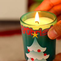 Boîtes cadeaux d'aromathérapie de Noël à marque privée très vendues, bougies parfumées de luxe en cire de soja et ensemble cadeau de diffuseur de roseaux