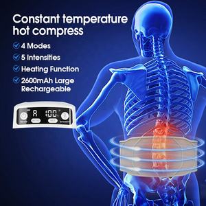 Precio de fábrica Vibración + Calefacción + Compresión de aire Masajeador de cintura 4 modos Máquina de masaje de cintura 5 intensidades Cinturón de cintura de masaje - Product Image 6