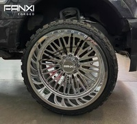 Jantes forgées polies FANXI 20x10 22x10 22x12 24x12 24x14 26x14 KF023 8 trous 8x170 8x180 8x6.5 pour Dodge Chevy GMC Ford F250