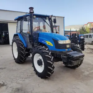 Qualité d'origine 100hp d'occasion Nouveau-Hollan SNH1004 Tracteur 4wd avec cabine Prix très bon marché