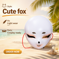 Masque de mascarade en latex plastique pour fête d'Halloween