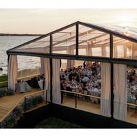 Tente de mariage en aluminium robuste, grand chapiteau pour événements, auvent extérieur pour 500 à 1000 personnes