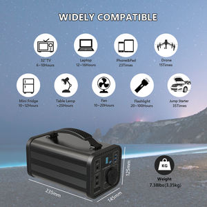 Power bank Portable, <span class=keywords><strong>300wh</strong></span>, 80000mah, batterie externe, avec prise ue AU US/UK, port AC - Product Image 4