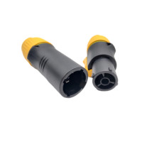 Connecteur d'alimentation étanche IP65 True1 top 3 broches mâle femelle prise et prise pour équipement audio d'éclairage de scène LED