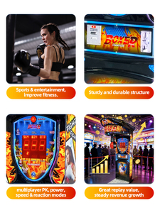 Máquina de Juego de Boxeo de Modo Dual, para 1 Jugador Individual y 6 Jugadores <span class=keywords><strong>en</strong></span> Competición, Juego de Arcade de Redención para Negocios de Parques de Diversiones - Product Image 4