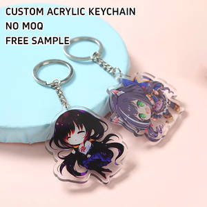 Keine Mindestbestellmenge Großhandel Personalisierter Acryl-Schlüsselanhänger Fabrikgefertigt Kundenspezifisches Design Niedliches Design Mini-Acryl-Schlüsselanhänger Maßanfertigung für Großmengen - Product Image 5