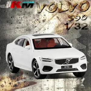 Volvo S90 1:32 kalıp döküm oyuncak araçlar alaşım araba modeli çocuklar için oyuncak araba modeli
