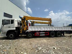 Euro 3/4/5/6 Dongfeng 8x4大型貨物トラック搭載クレーン12トン14トン16トン油圧伸縮ブームクレーン - Product Image 5