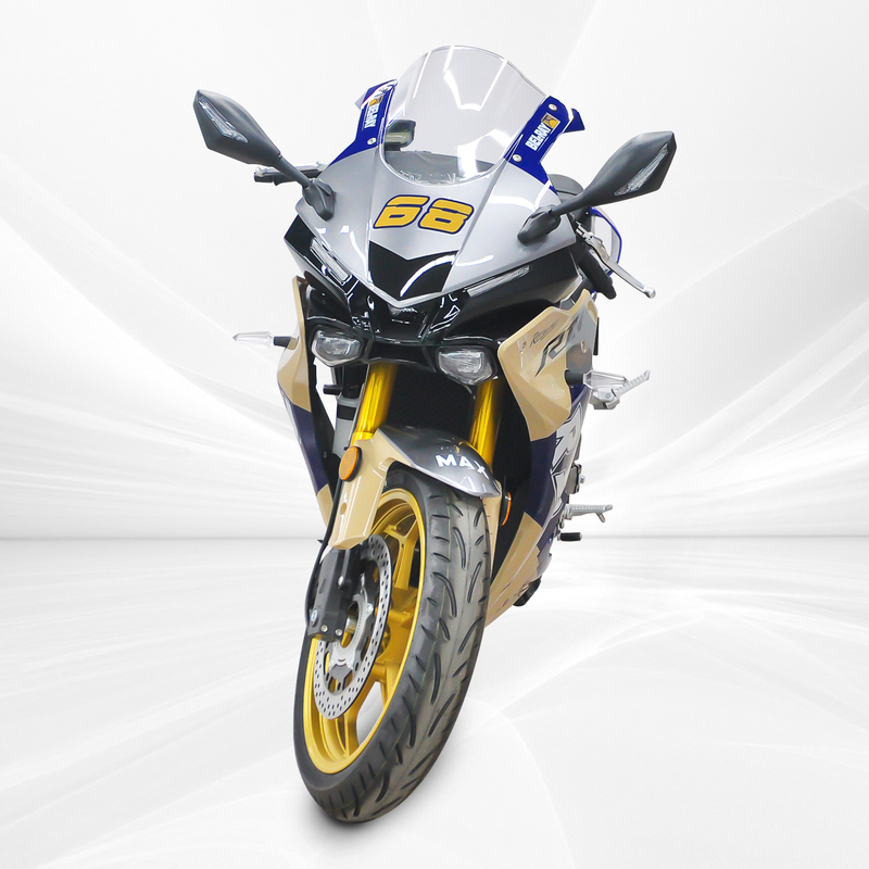 2 Wheel 4 Stroke Gasoline Motorbike