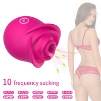 Hochwertiger OEM Multi-Speed Saug- und Vibrations-Rosen-Bullet-Vibrator Bruststimulator Erotikspielzeug für Frauen Großhandel