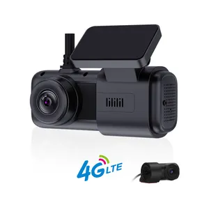 4G LTE Fleet Dash Camera 2K anteriore e all'interno di visione notturna auto dvr con SIM Card DMS ADAS CMSV6 Video Monitor GPS tracking
