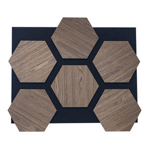 Hexágono Akupanel Incombustible Roble Chapa <span class=keywords><strong>de</strong></span> <span class=keywords><strong>madera</strong></span> Listón Prueba <span class=keywords><strong>de</strong></span> sonido Panel <span class=keywords><strong>de</strong></span> pared <span class=keywords><strong>de</strong></span> <span class=keywords><strong>madera</strong></span> acústica - Product Image 2