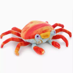 Новый дизайн, имитация плюшевого животного, игрушка, плюшевый динозавр, черепаха, краб, реалистичное животное на заказ - Product Image 2