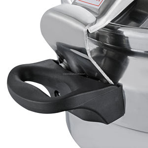 Cuisinière à pression en aluminium, grande capacité commerciale, efficace, sûre, sans revêtement, pour cuisinière à gaz, ustensiles de cuisine - Product Image 6