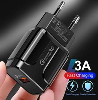 Cargador SKYLIGHT SK-PD01 18W USB-C PD QC3.0 con Enchufe US/EU, Ecológico, ABS Anti-Incendios, para Teléfonos, Laptops, Auriculares, Cámara - 5V/3A