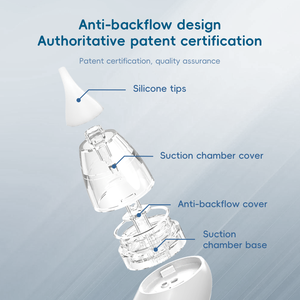 Ống hít mũi cho bé Ống hít mũi điện cung cấp đầu silicon Bisphenol miễn phí 3 chế độ có thể sạc lại ánh sáng ban đêm nhẹ nhàng - Product Image 6