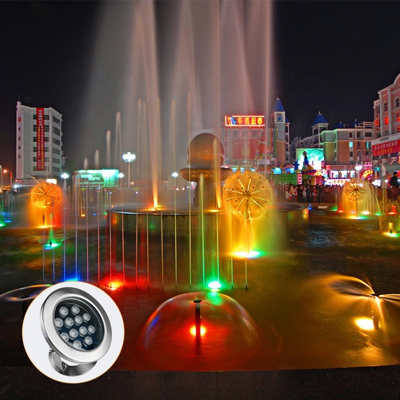 304SS Pool RGB Remote Control Swimming Pool Lights Led Underwater Light Led Pool Outdoor Lamp