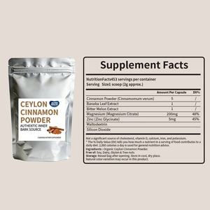 Poudre de cannelle de Ceylan, teneur élevée en magnésium et zinc, nutrition équilibrée, entretien quotidien du corps, soutien à la santé - Product Image 4