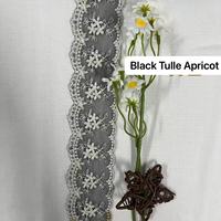 Ruban de dentelle en tulle blanc brodé RYL 5CM, garniture en dentelle maillée, accessoires vestimentaires pour la décoration des vêtements