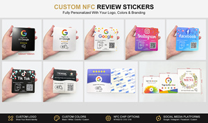 ป้ายรีวิว Google หลายภาษา IT DE ES FR พร้อม NFC สำหรับรีวิว Google - Product Image 5