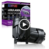 Xenplus Nouveau LF26 Projecteur de Feux Antibrouillard Bi-LED Professionnel 90W 110W 50000LM 3000K 4300K 6000K Universel pour Conduite Tout-Terrain