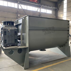 工業用水平セメントモルタルパテ粉末ミキサーリボンブレンダー機 - Product Image 6