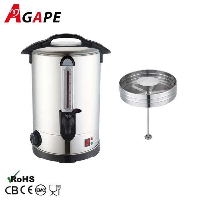 Electric Stainless Steel Tea Boiler Coffee Urn Tea pods Boiler 6-35 Liters electric coffee maker