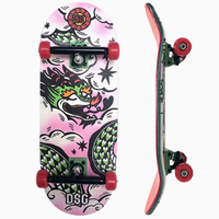 Tabla de Fingerboard Ligera de Madera de Arce Canadiense Edición Limitada Año del Dragón 2024, Diseño Cóncavo Profundo/Bajo