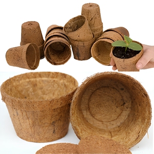 Wholesale Eco2Go Coconut Fiber Planter - 100% Biodegradable Lightweight Pot with Natural Finish for Premium Decor - Product Image 1