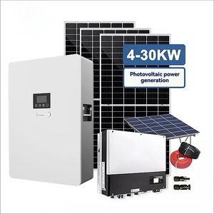 ระบบพลังงานแสงอาทิตย์แบบเรียงซ้อนได้ 10kw 20kw พร้อมมาตรฐาน IP65 สำหรับบ้าน แบตเตอรี่ลิเธียมไฮบริดแบบครบชุด BS-26224 ความจุสูง รองรับได้สูงสุด - Product Image 1