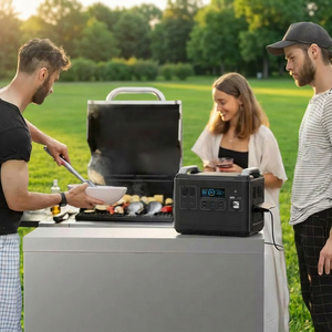 Station d'alimentation portable 2048Wh 2000W rechargeable par énergie solaire, batterie de secours extérieure, idéale pour le camping, les voyages et les situations d'urgence - Product Image 6