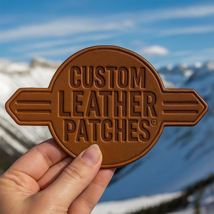 Высокое качество пользовательские тисненые шляпы джинсы УФ вышивка кожа патчи с логотипом для одежды - Product Image 2