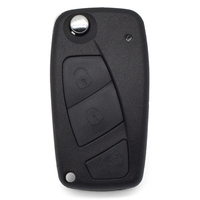 Car Key Fob Shell Car Key Housing Case Remote with Battery Door SIP22 Uncut Blade