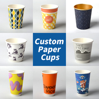 SenAng, fournisseur de gobelets à café à double paroi en papier pour boissons chaudes, avec logo personnalisé, vente en gros