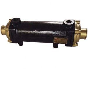 Fabricant professionnel de bateaux marins Haisheng 376 refroidisseur d'huile refroidisseur de boîte de vitesses pour zone de refroidissement de moteur diesel 150-250HP 0.62M2 - Product Image 3
