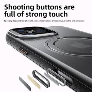 Custodia Antiurto 360° con Supporto Magnetico e Ricarica Wireless per <span class=keywords><strong>Apple</strong></span> <span class=keywords><strong>iPhone</strong></span> 13 <span class=keywords><strong>14</strong></span> 15 16 Pro Max 17 Air - Product Image 4