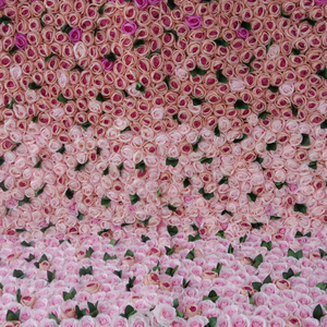 Dimensioni personalizzate tessuto decorazione della parete del fiore sfondo di nozze centrotavola fiore di vita arte della parete sfondo foto - Product Image 4